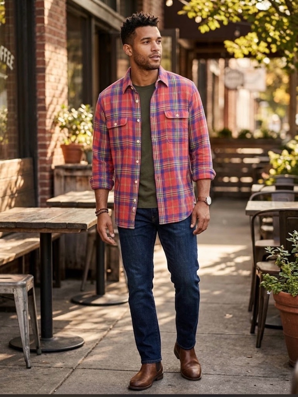 Polo Ralph Lauren Soft Flannel Plaid Preppy Button Down Relaxed Fit Large